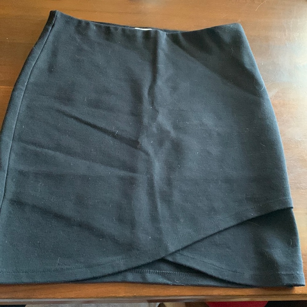 Sunday best black mini skirt